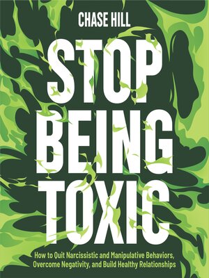 cover image of Stop Being Toxic